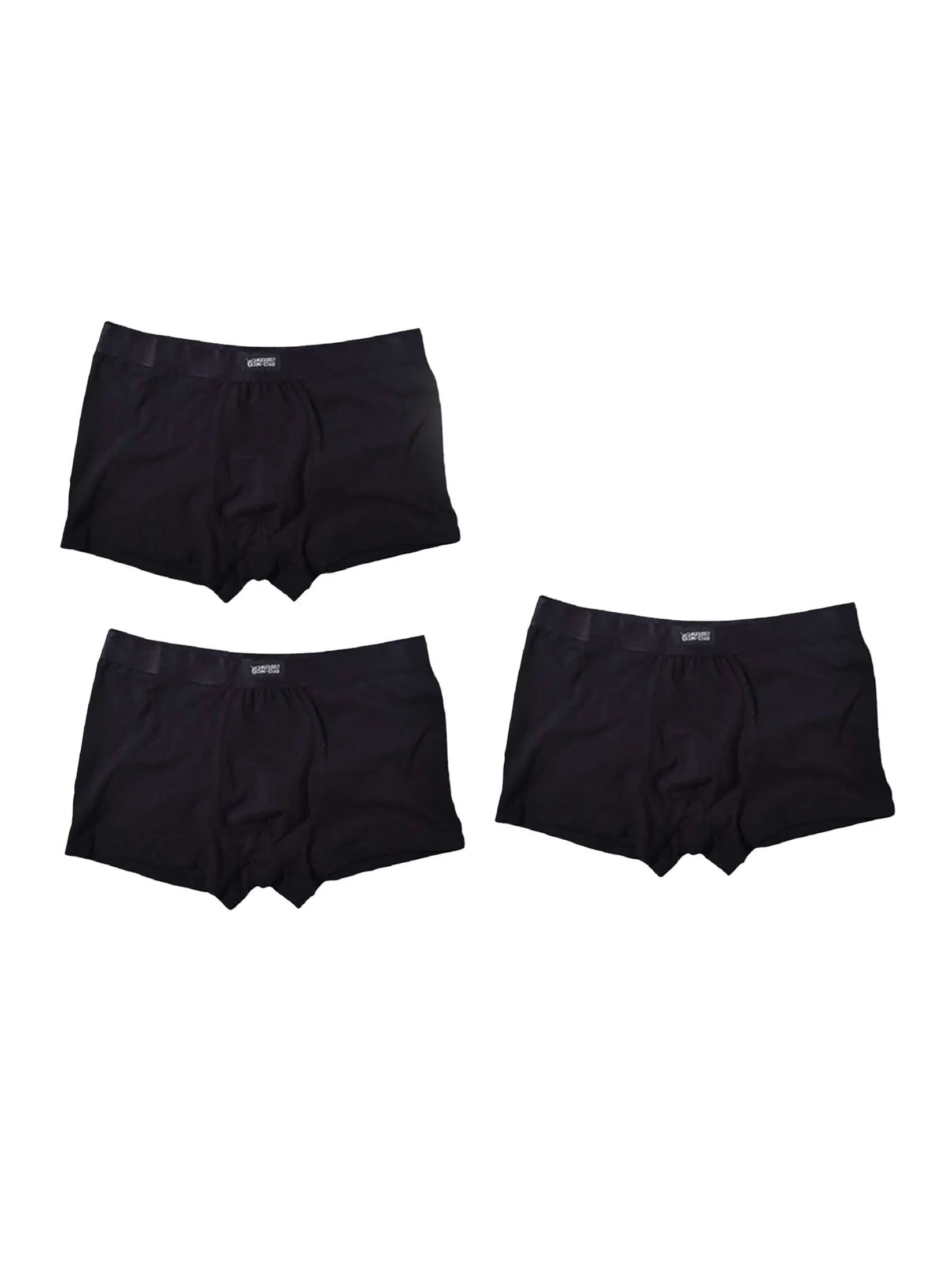 ERA-WON Men's underwear trunk 3 Pcs. Black