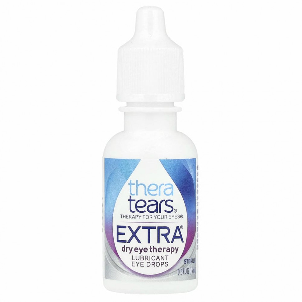 TheraTears, Extra Dry Eye Therapy, глазные капли со смазкой, 15 мл (0,5 жидк. Унции)