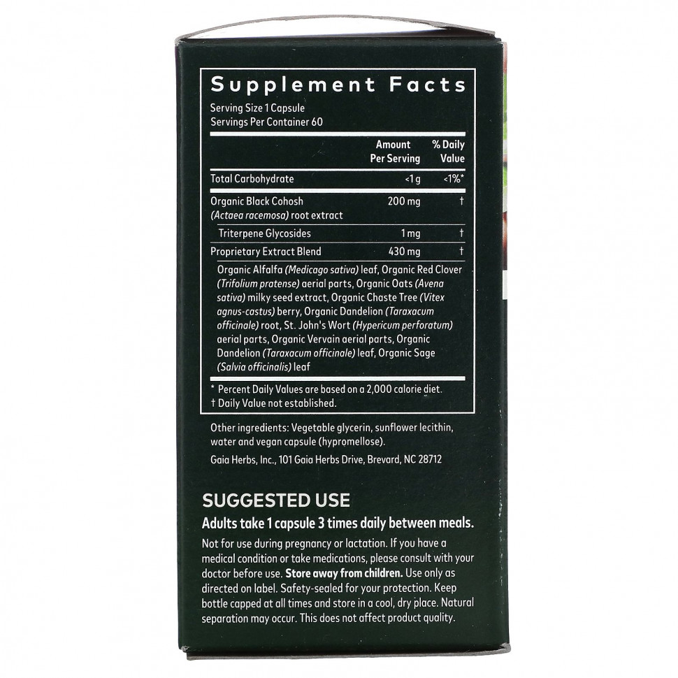 Gaia Herbs, Women's Balance, 60 Veggie Liquid Phyto-Caps