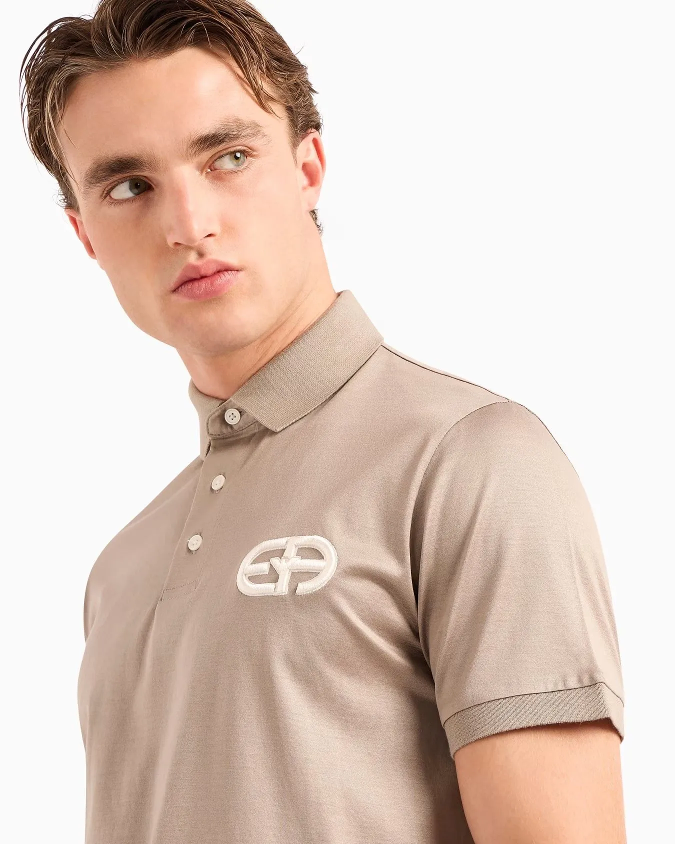 EMPORIO ARMANI Polo Men 8N1FB6-1JUVZ-0643 Grey