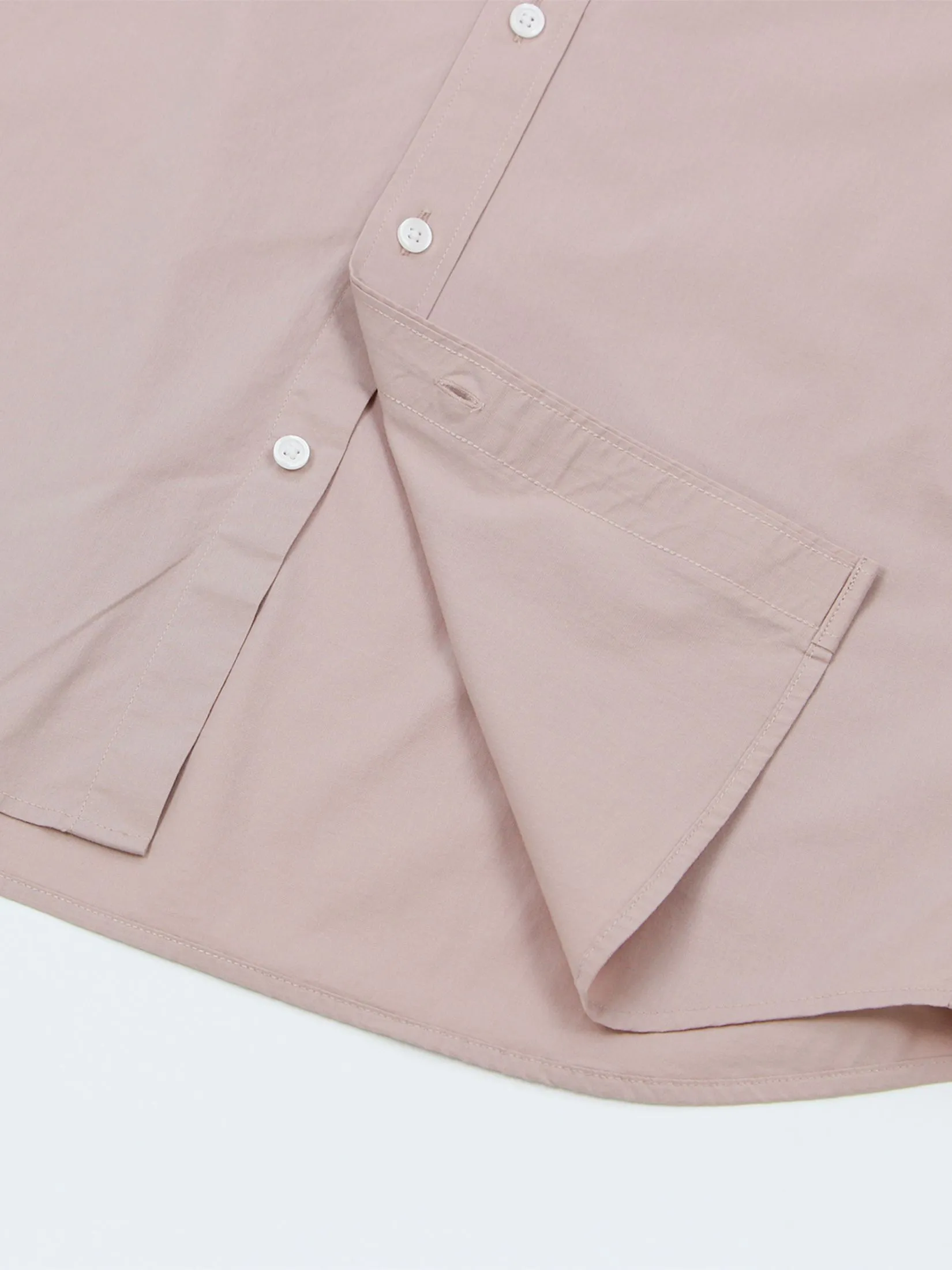 GIORDANO Men's Slim Fit Long Sleeve Stretch Shirt (Poplin) LT Brown