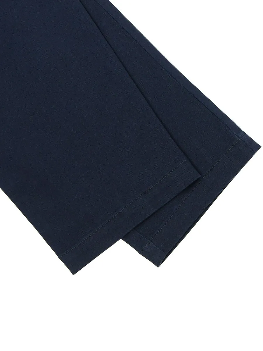 GIORDANO Men's Low rise Slim Taper Super Stretch Pants Navy blue