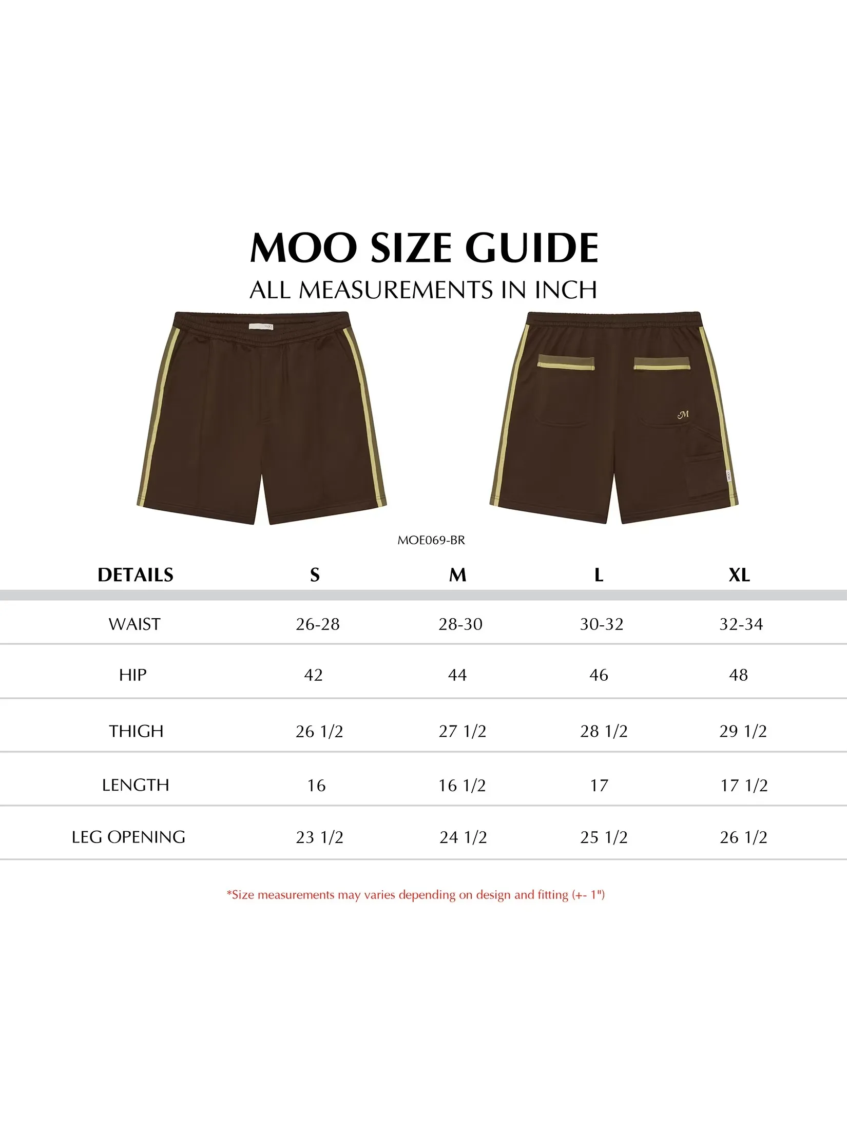 MOO [MOO 5/25] Jersey Track Shorts Brown