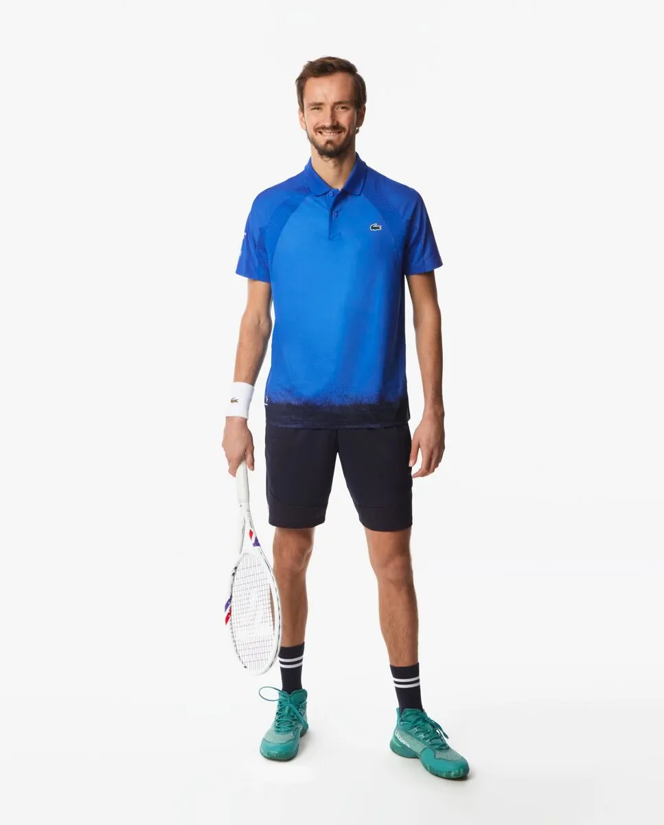 LACOSTE Lacoste Tennis x Daniil Medvedev Polo Shirt Blue