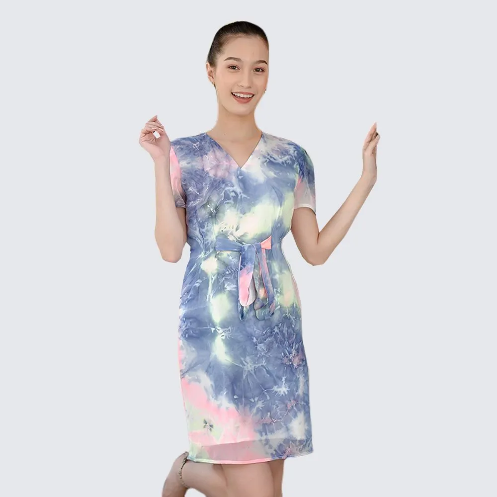 AMILA Blue Dress AM-D995 IGPU22-4