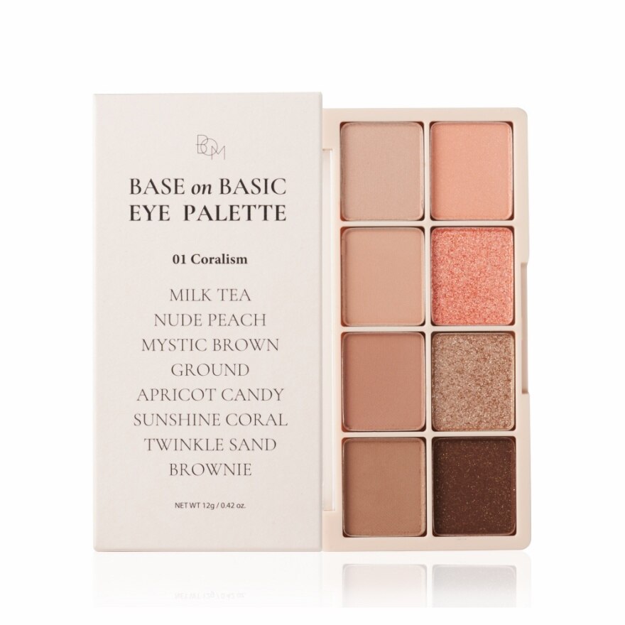 BOM Base On Basic Eye Palette 12g. 01 Coralism - 01 Coralism