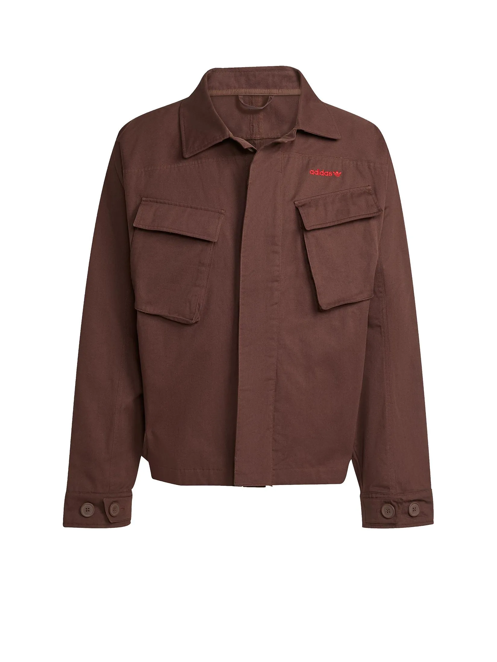 ADIDAS Men Jacket Regular Fit JX3104 Brown / Auburn