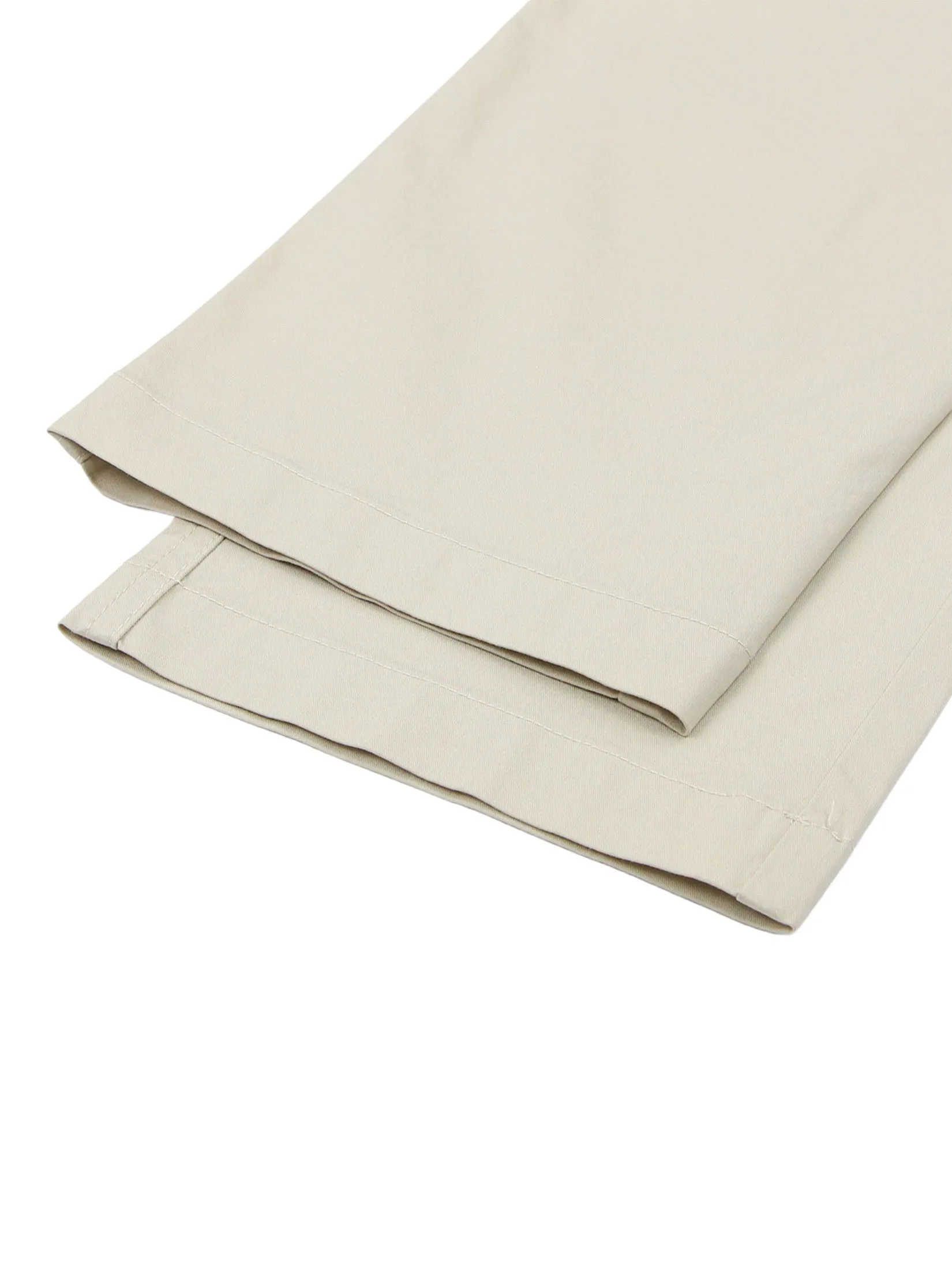 GIORDANO Men's Relaxed Stretch Cargo Pants Creamware khaki