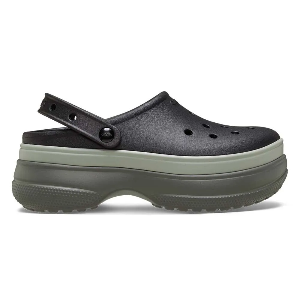 CROCS Unisex Casual Shoes Classic Stacked Clog Black - CR024SH029EMTH