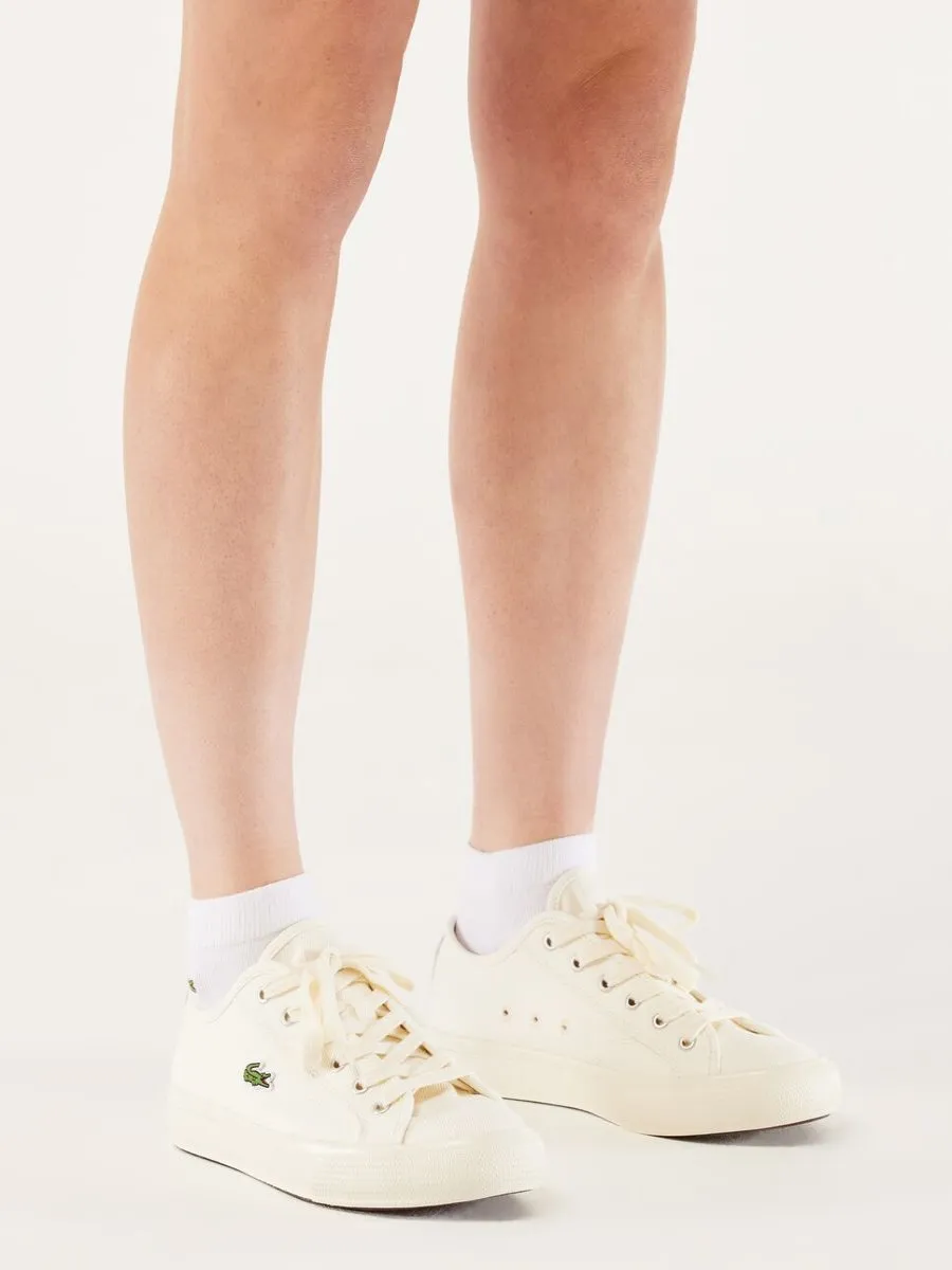 LACOSTE Off White Women’s Backcourt Trainers