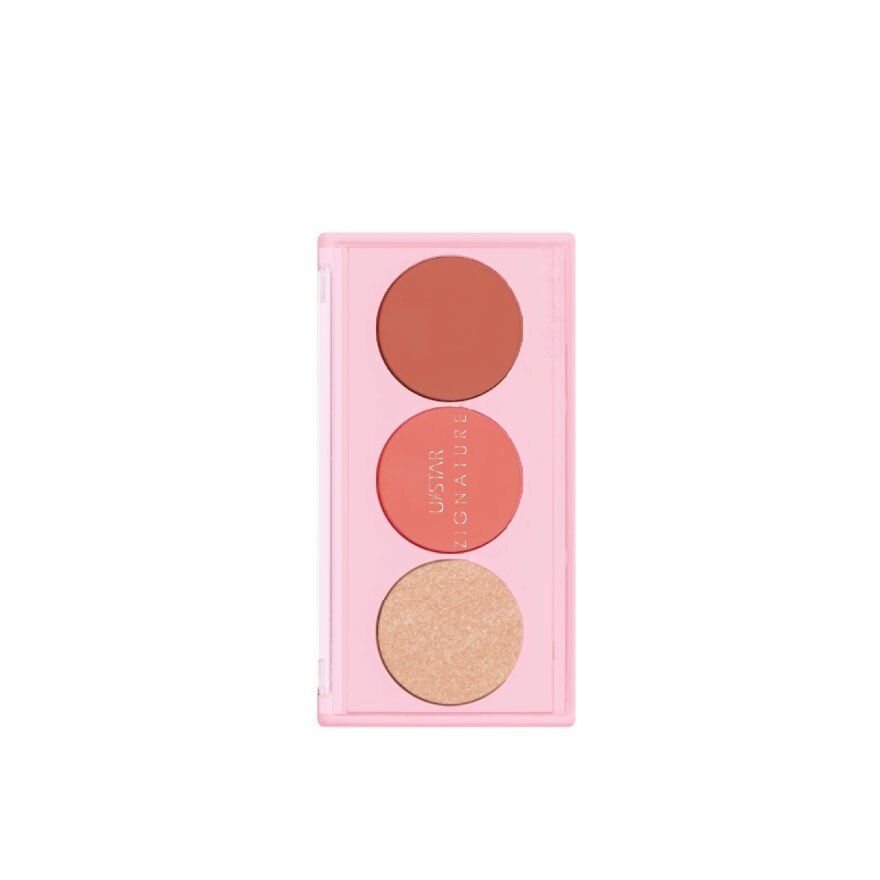 Ustar Zignature Maxx Cover Blush  Highlight Palette 2.5g. 02 Dewy Moon