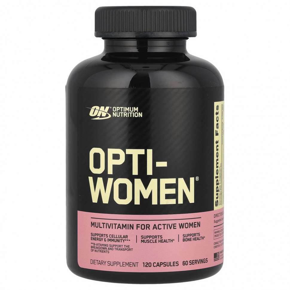 Optimum Nutrition, Opti-Women, 120 капсул - OPN-02452-120 шт.