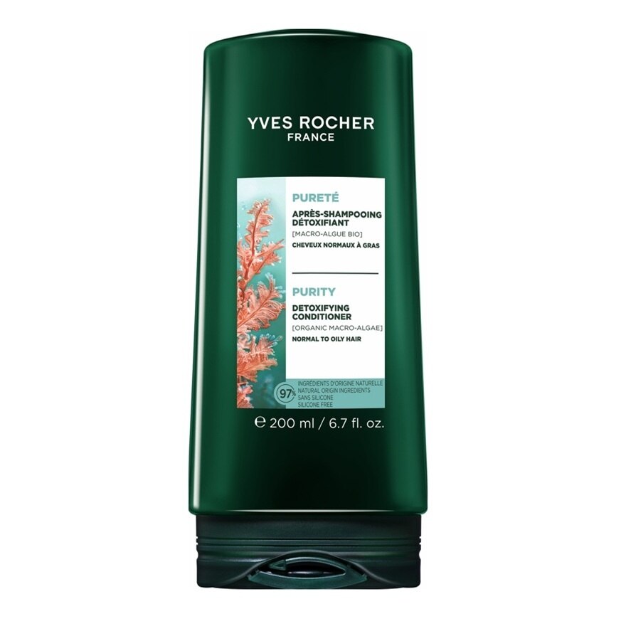 Yves Rocher Conditioner Purity Detoxifying 200 Ml. - Orange