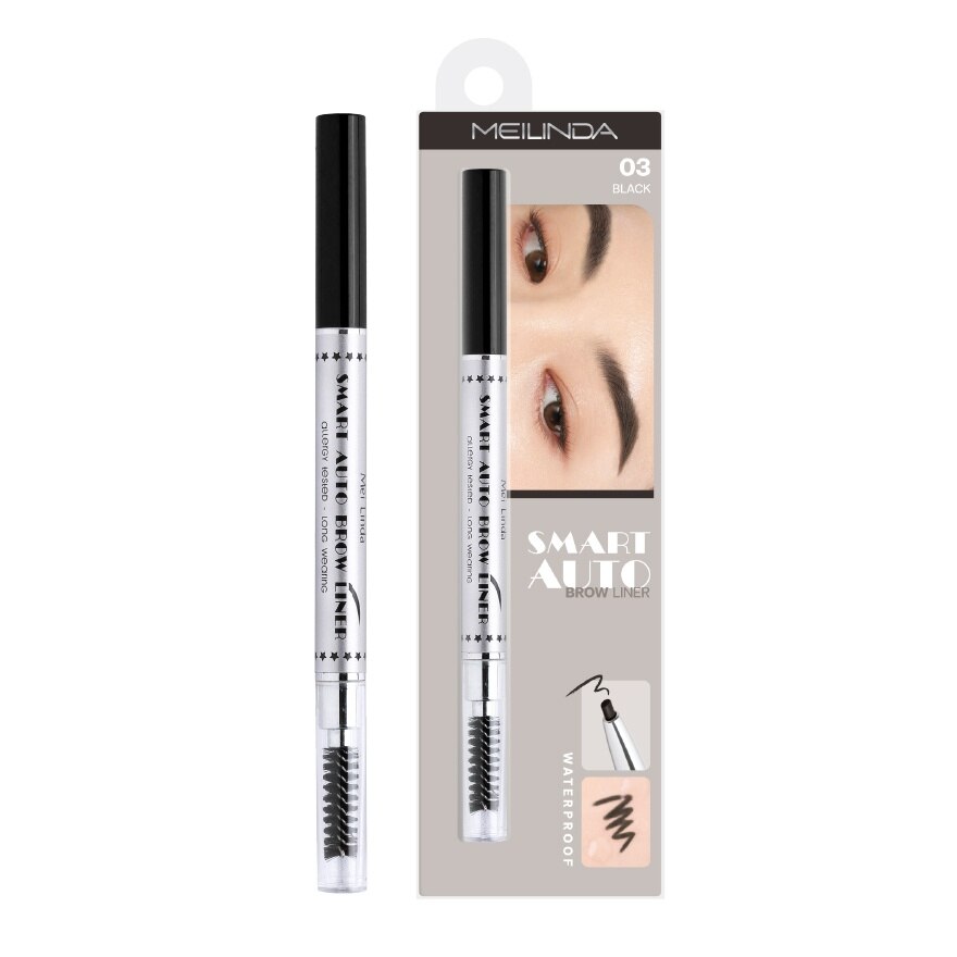Meilinda Smart Auto Eyebrow 0.25g 03 Black - 03 Black