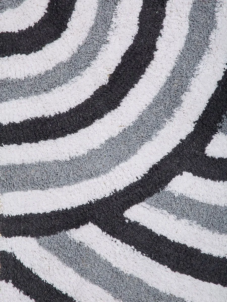 HAVEN พรม COTTON P CURVE 60X40CM GY