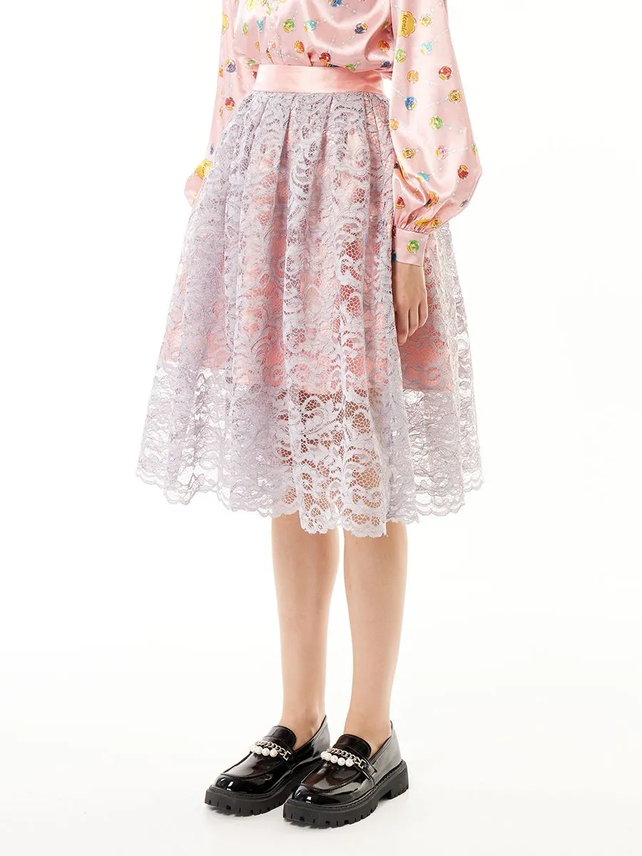 ICONIC WOMAN PINK FINI SKIRT