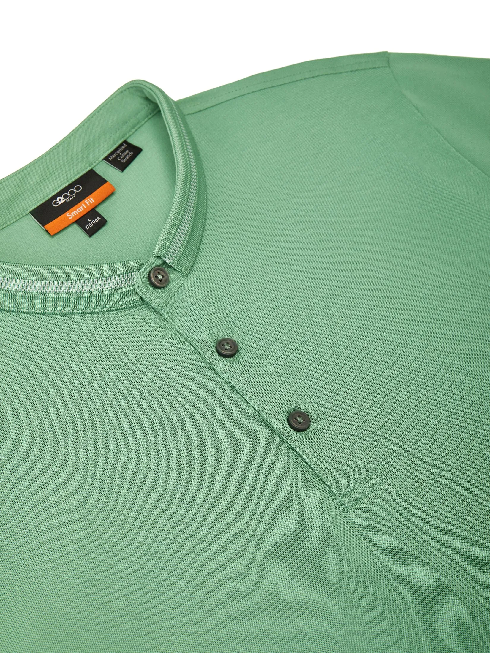 G2000 Men Clothing Super Light Mercerized Cotton Pique Short Sleeve Polo Tee  Smart Fit - 5114146244 - Green