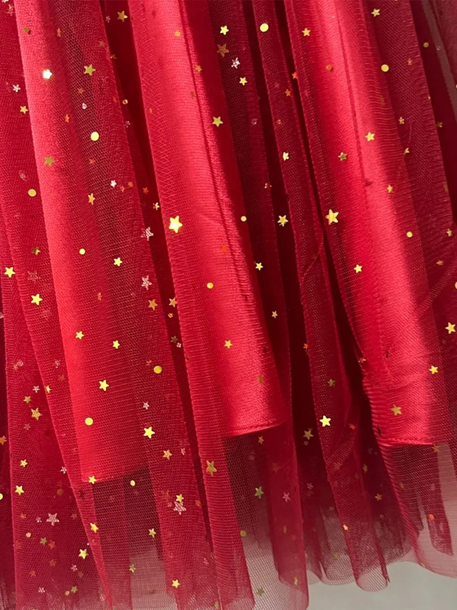 ICONIC WOMAN BURGUNDY DRAGON SKIRT