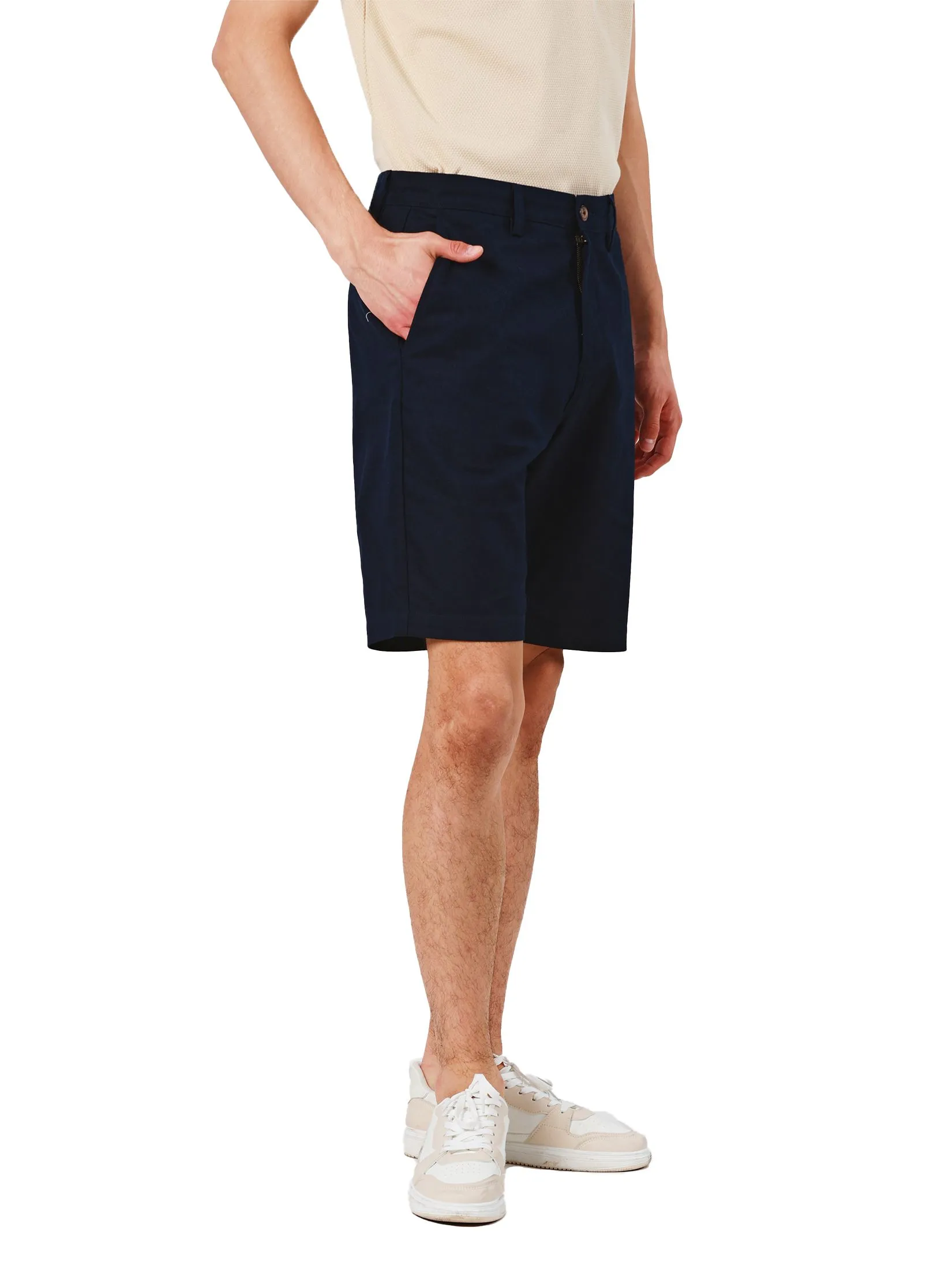 JOHN HENRY Men's Shorts (Slim Fit) Rejuvenate Vacation Navy