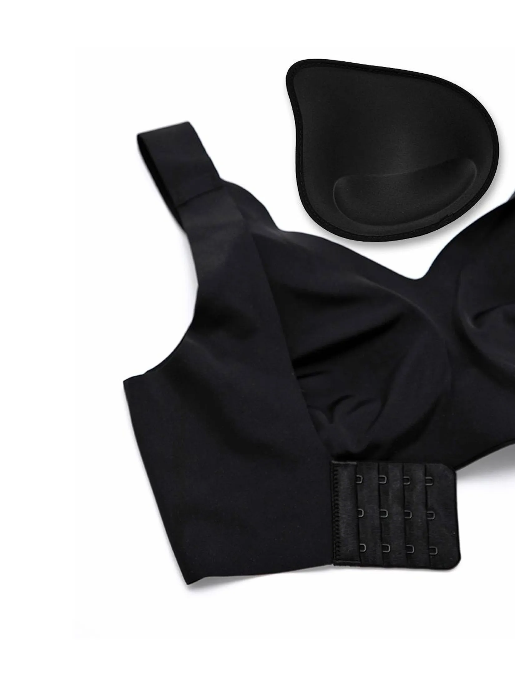 SABINA [Pack 2 Piece] [Online Exclusive]  Perfect Bra Seamless Wireless Bra - Black