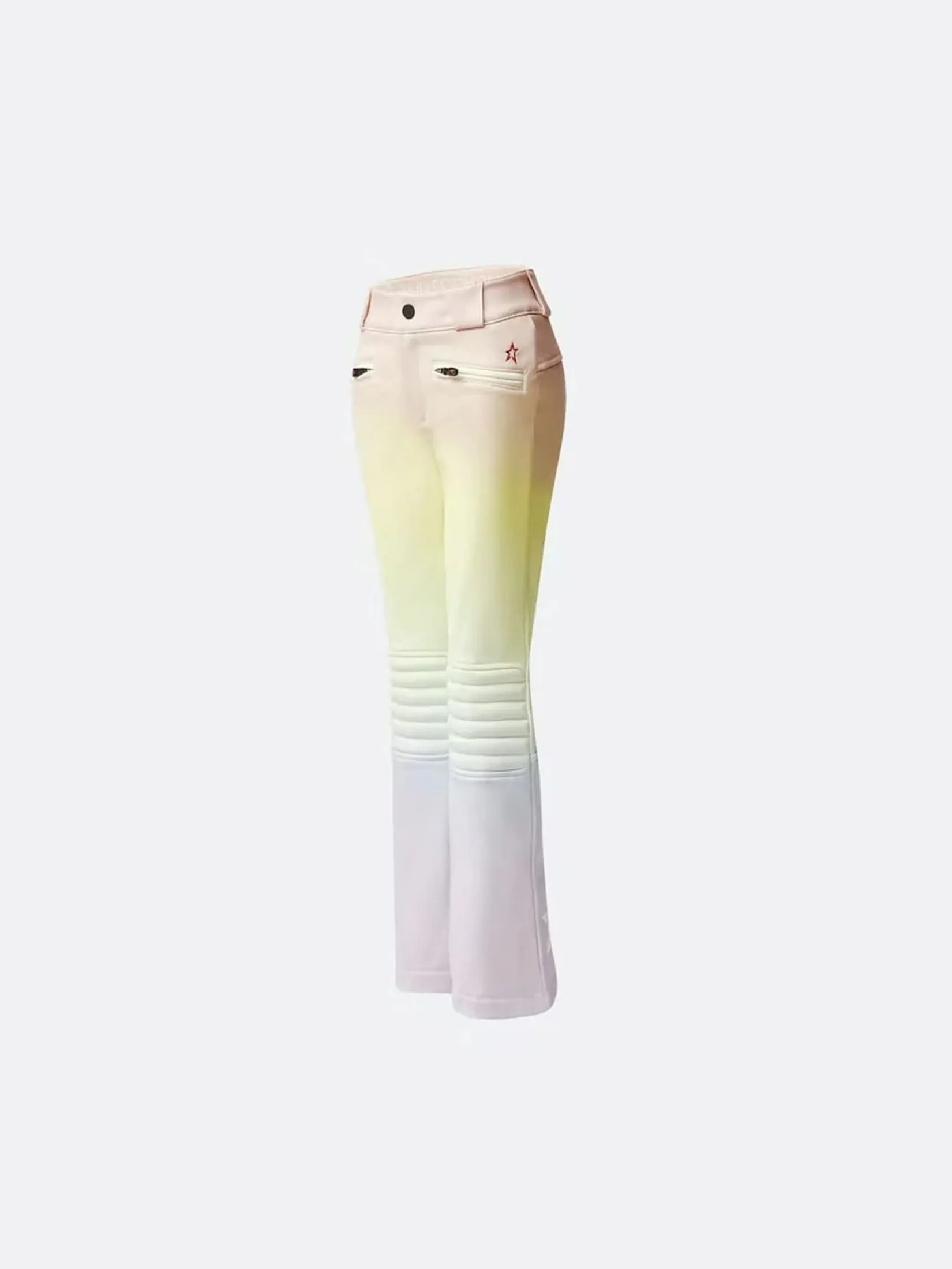 PERFECT MOMENT AURORA FLARE SKI PANT PRINT KIDS IN PASTEL RAINBOW