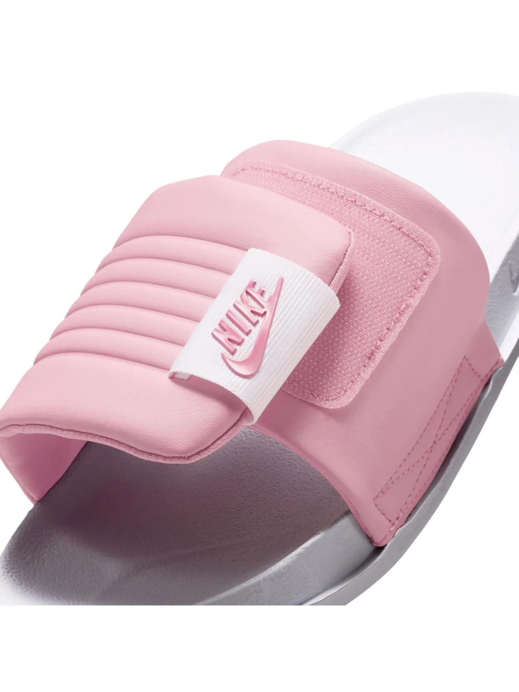 NIKE Women Slide Offcourt Adjust White/Elemental Pink
