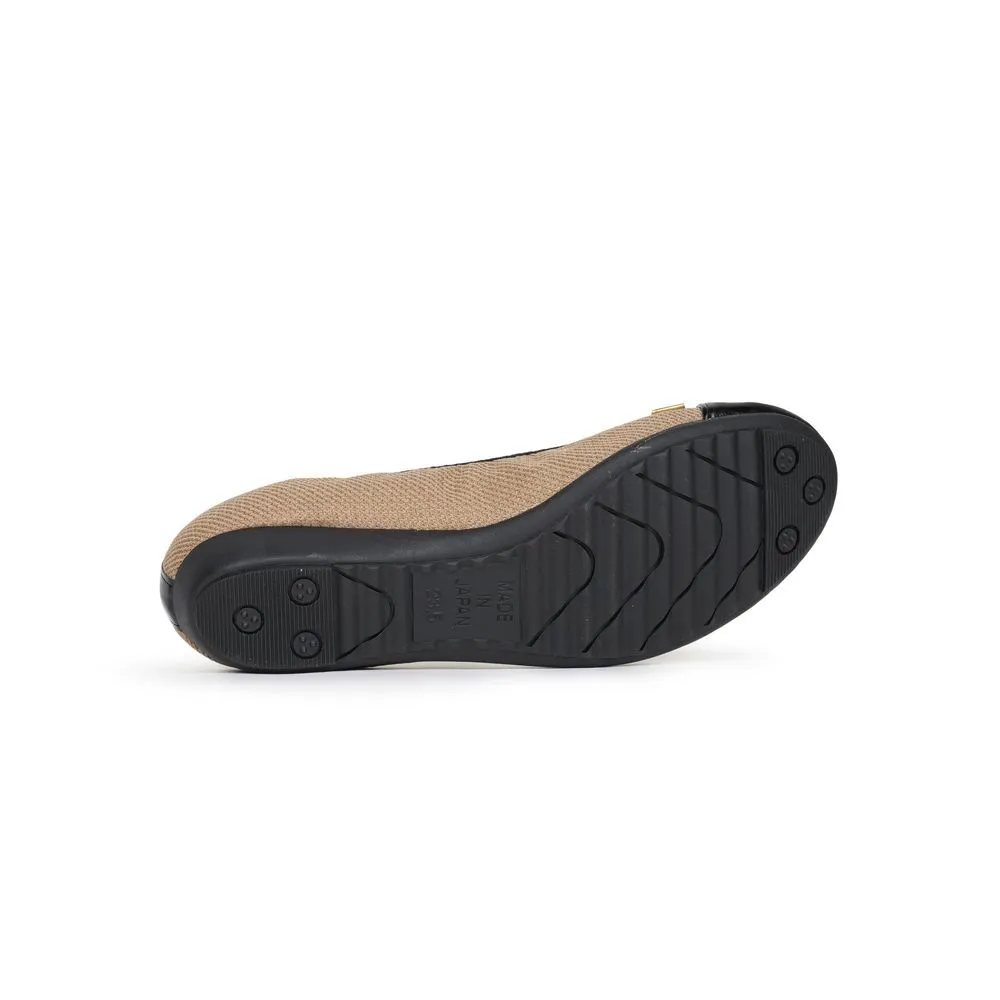 JOLI SNOB Dark Beige Comfort Flat ACT-39082