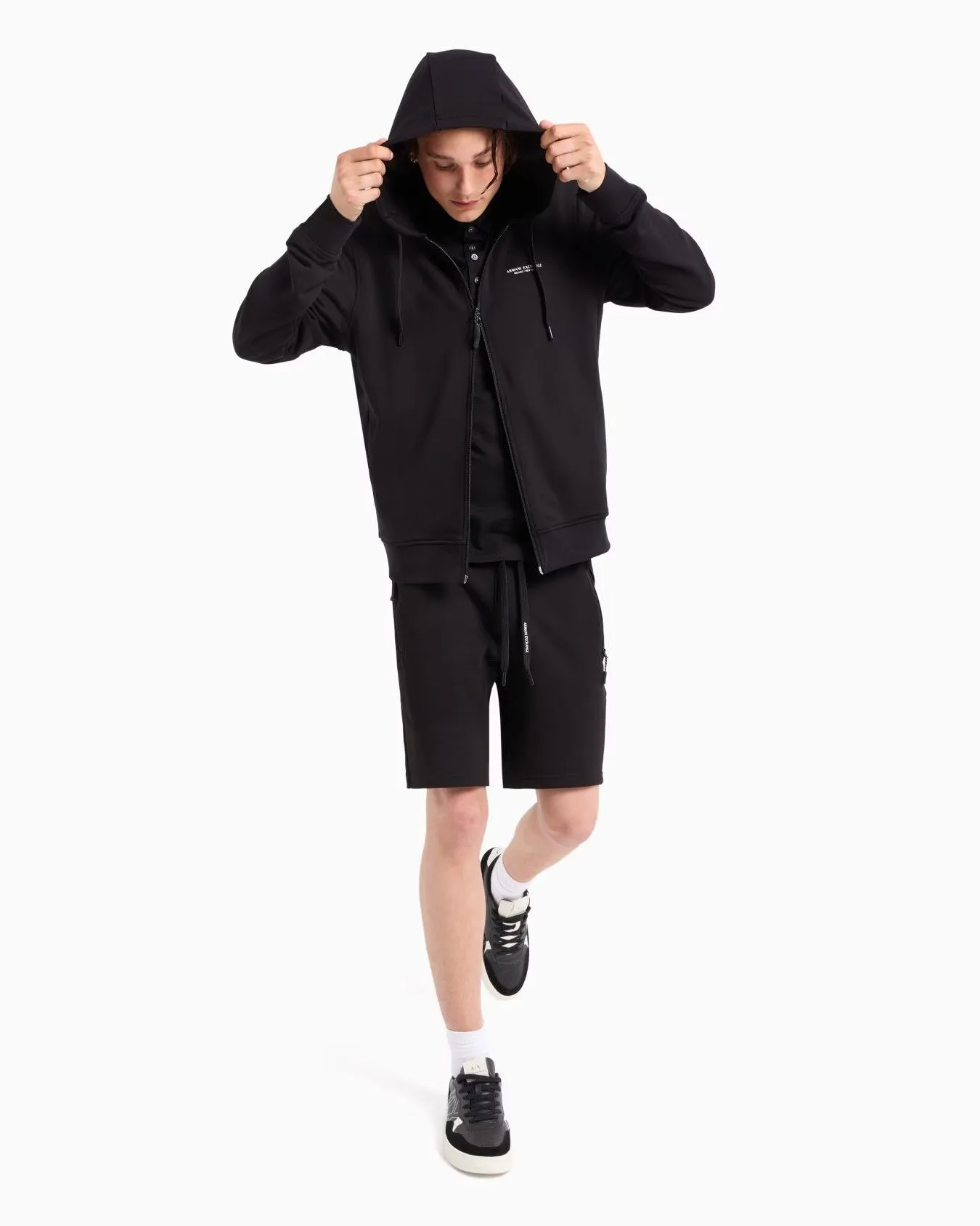 ARMANI EXCHANGE POLO Men 8NZF80-Z8H4Z-1200 Black