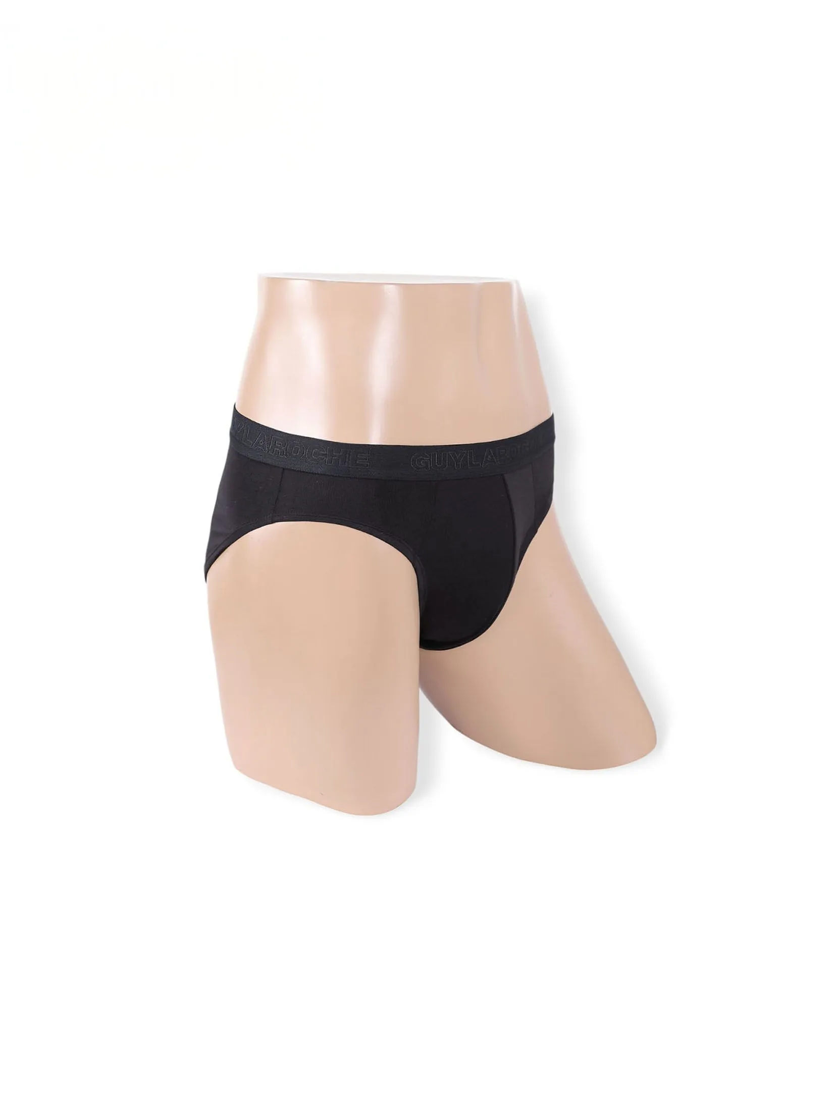 GUY LAROCHE INNERWEAR Men BRIEF Underwear PACK 2 Pcs. - Black