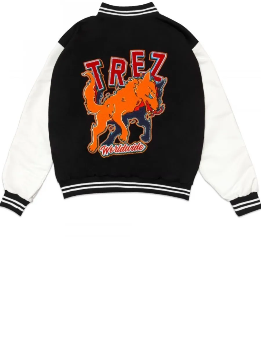 TZ WORLDWIDE MEN JACKET TZ VARSITY BLACK