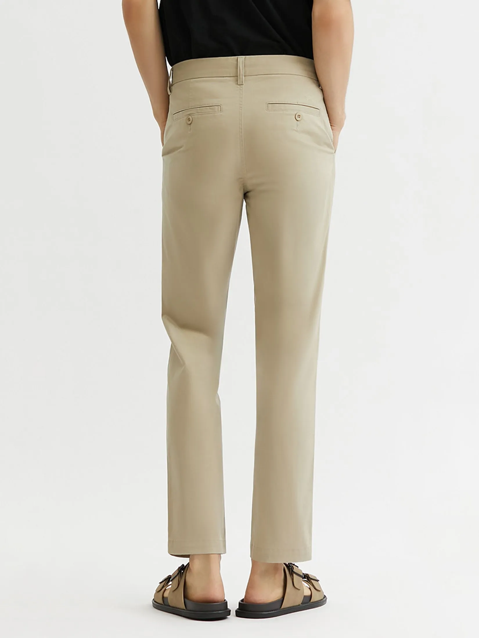 DAPPER DAPPER Everyday Stretch Chino Pants Cream