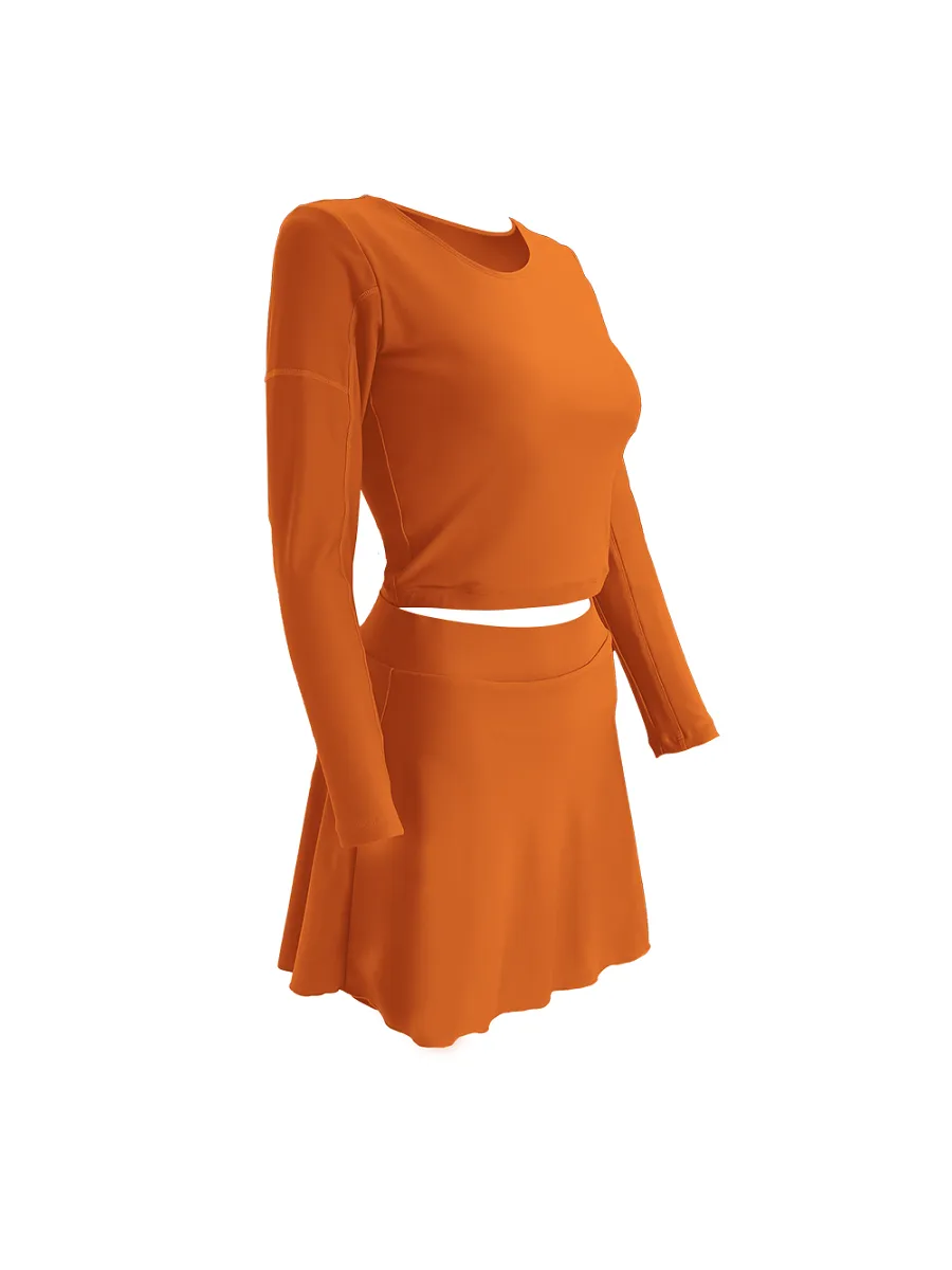 GRAND SPORT Orange WOMEN TWO PIECE SWIMSUIT