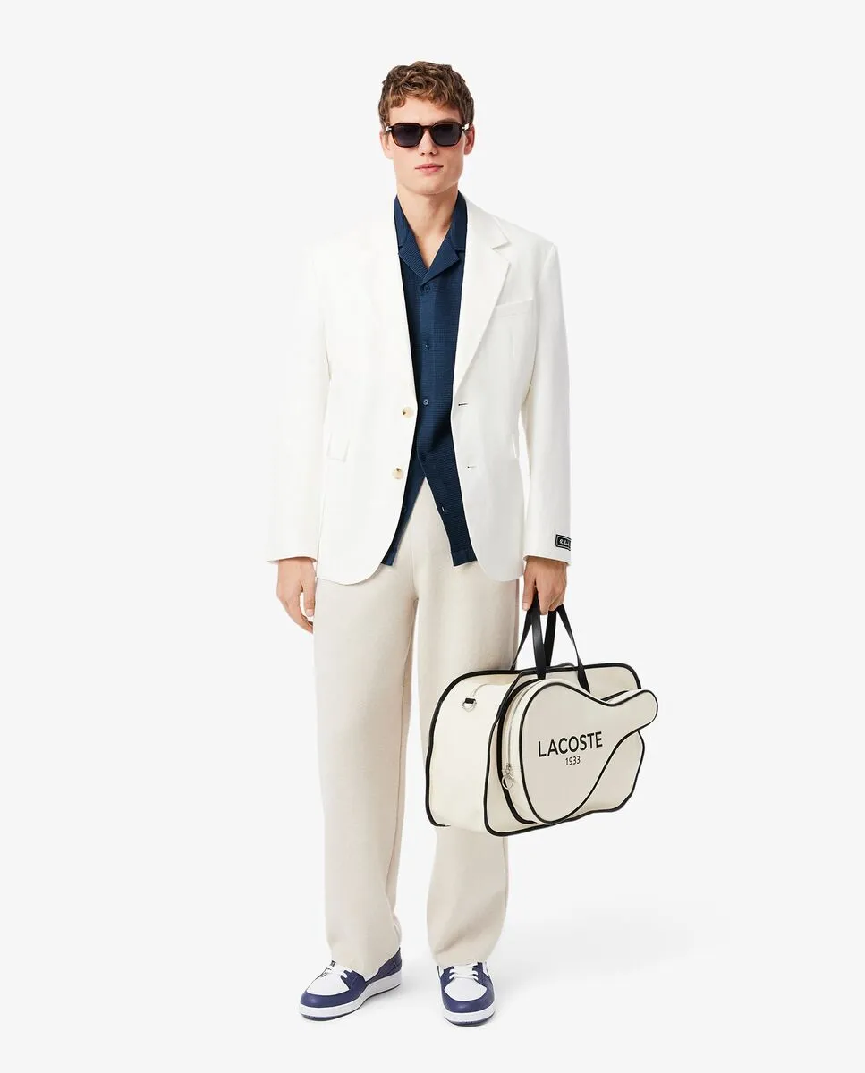 LACOSTE Men’s Court Cage Leather Sneakers Blue