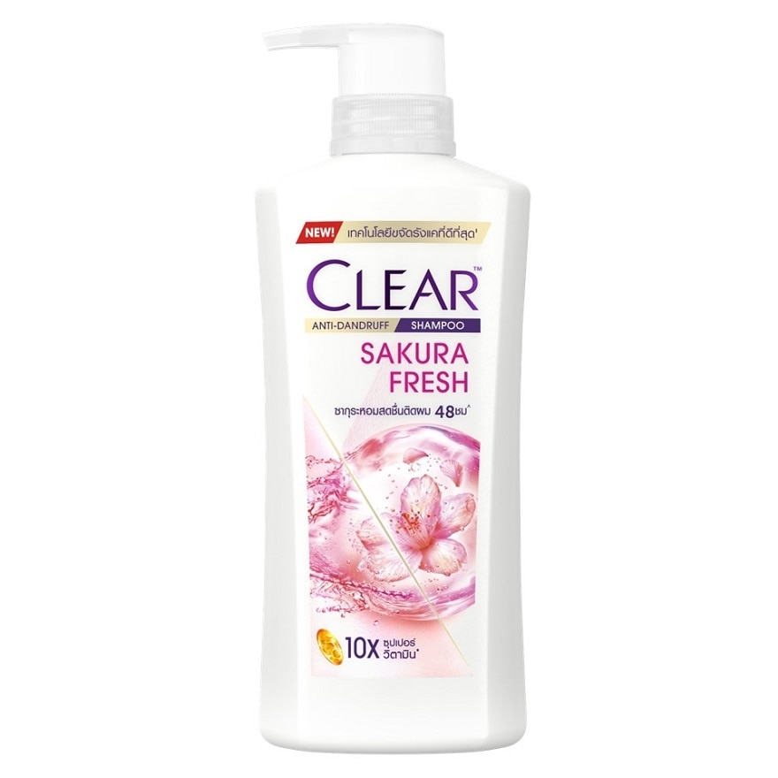 Clear Shampoo Anti-Dandruff Sakura Fresh 350 Ml.