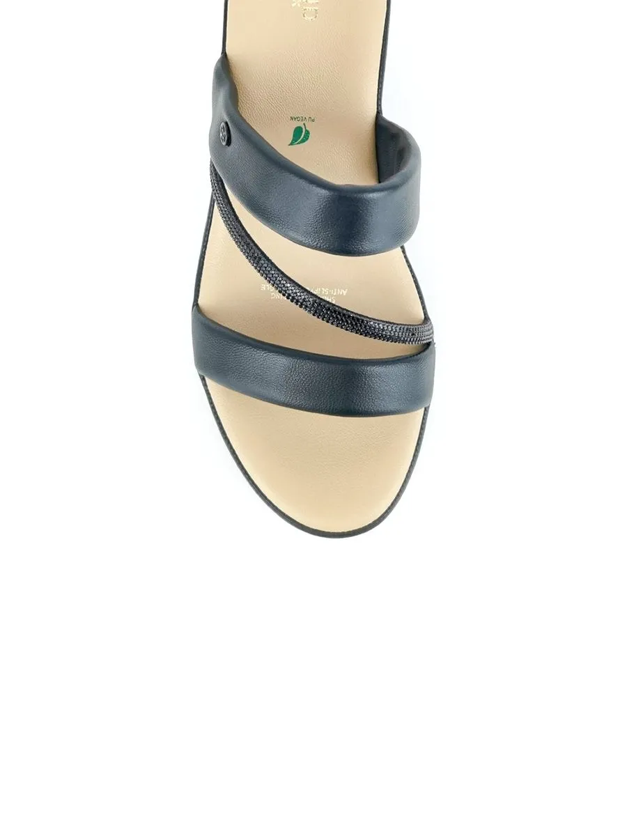 TREND Women sandals with heels FARIS-BLACK