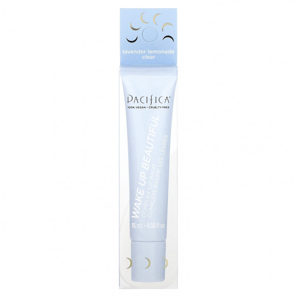 Pacifica, Комплексный бальзам для губ, красивое пробуждение, 15 мл (0,50 жидк. Унции)