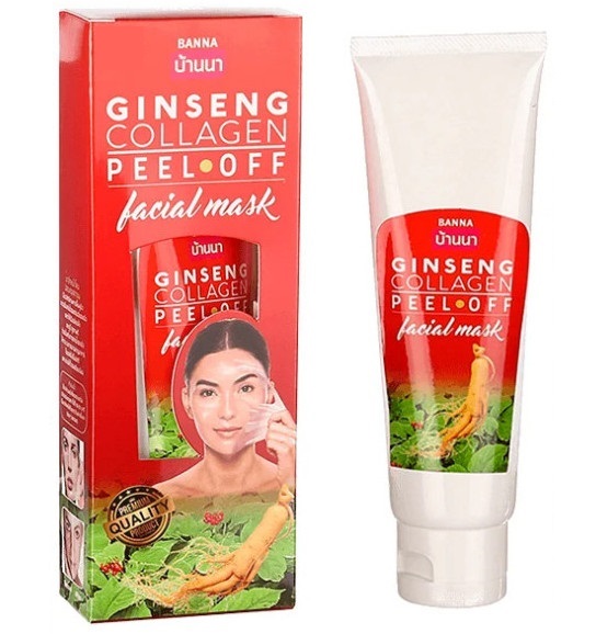 Маска-пленка с коллагеном и женьшенем Banna 120 мл