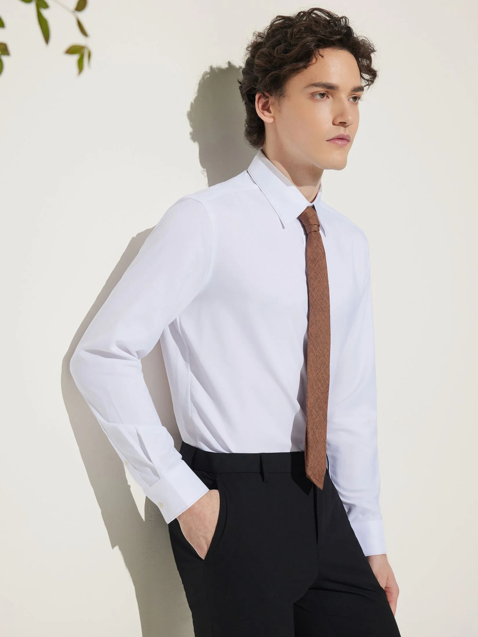 G2000 Men Clothing Non-Iron Dry Texture Shirt  Smart Fit - 5112338200 - White