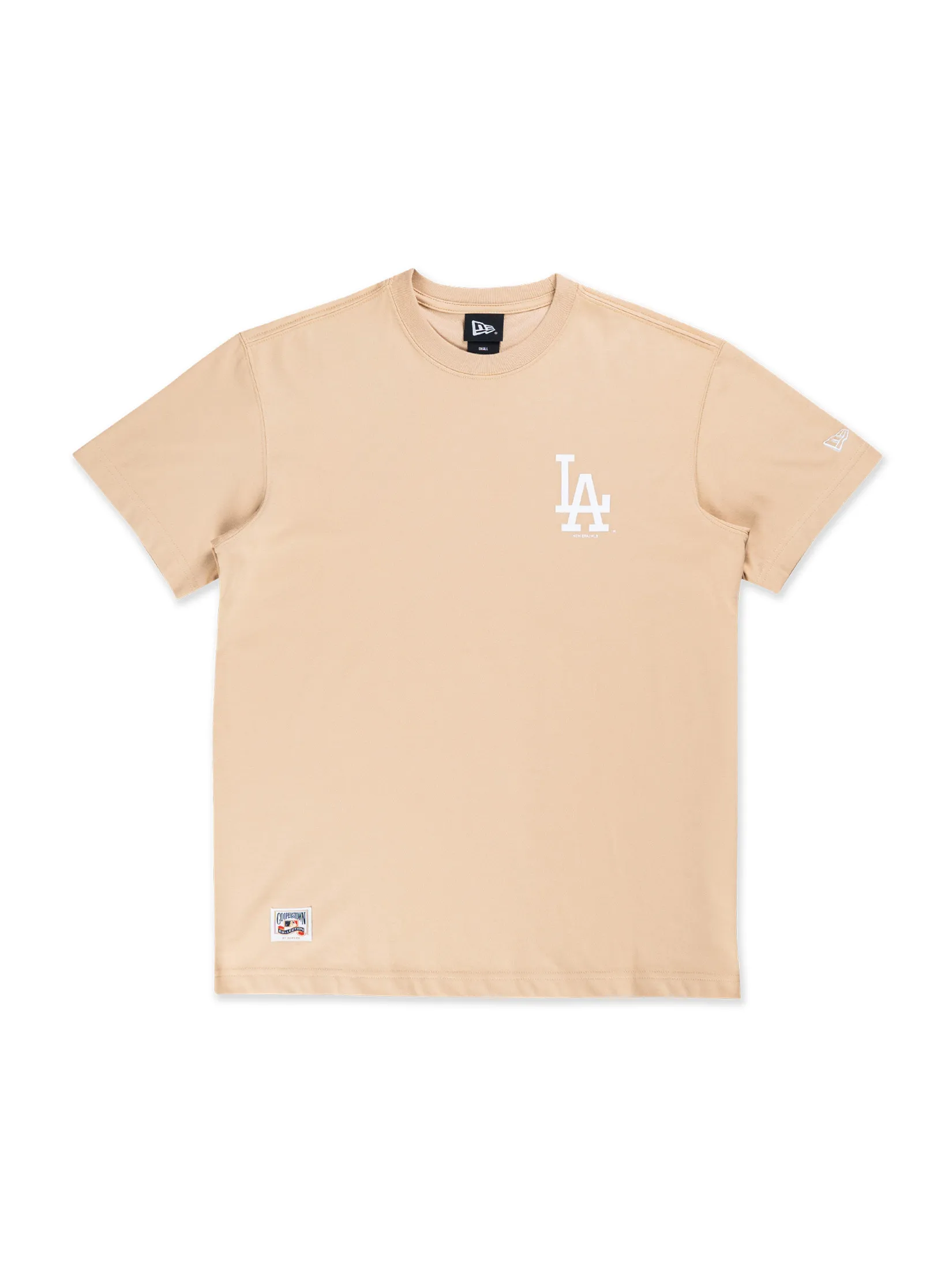 NEW ERA UNISEX SHORT SLEEVE TEE 59FIFTY PACK - SEAGLASS LOS ANGELES DODGERS CO OAT MILK Size - L