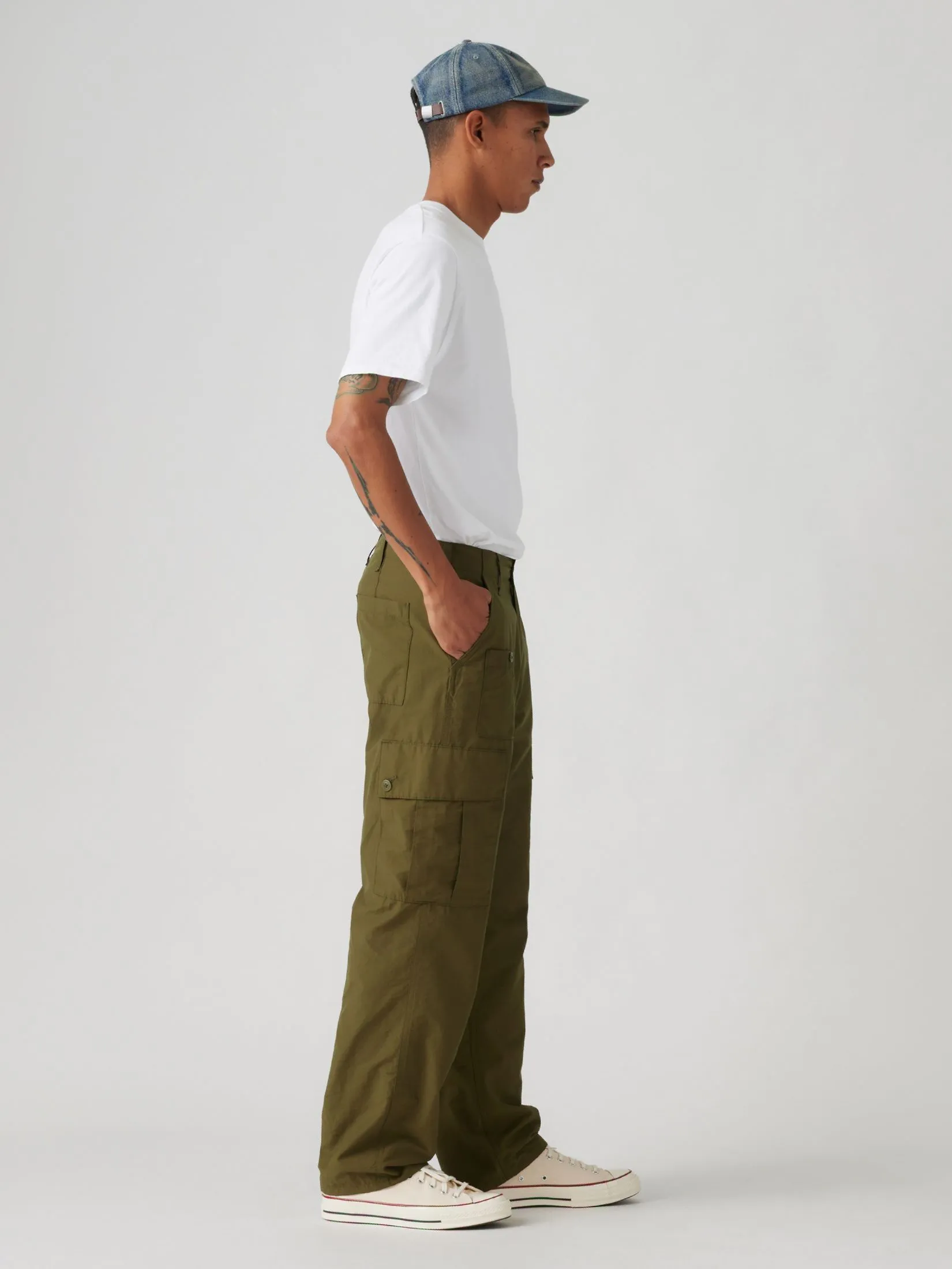 LEVI'S Men's Parachute Cargos Green