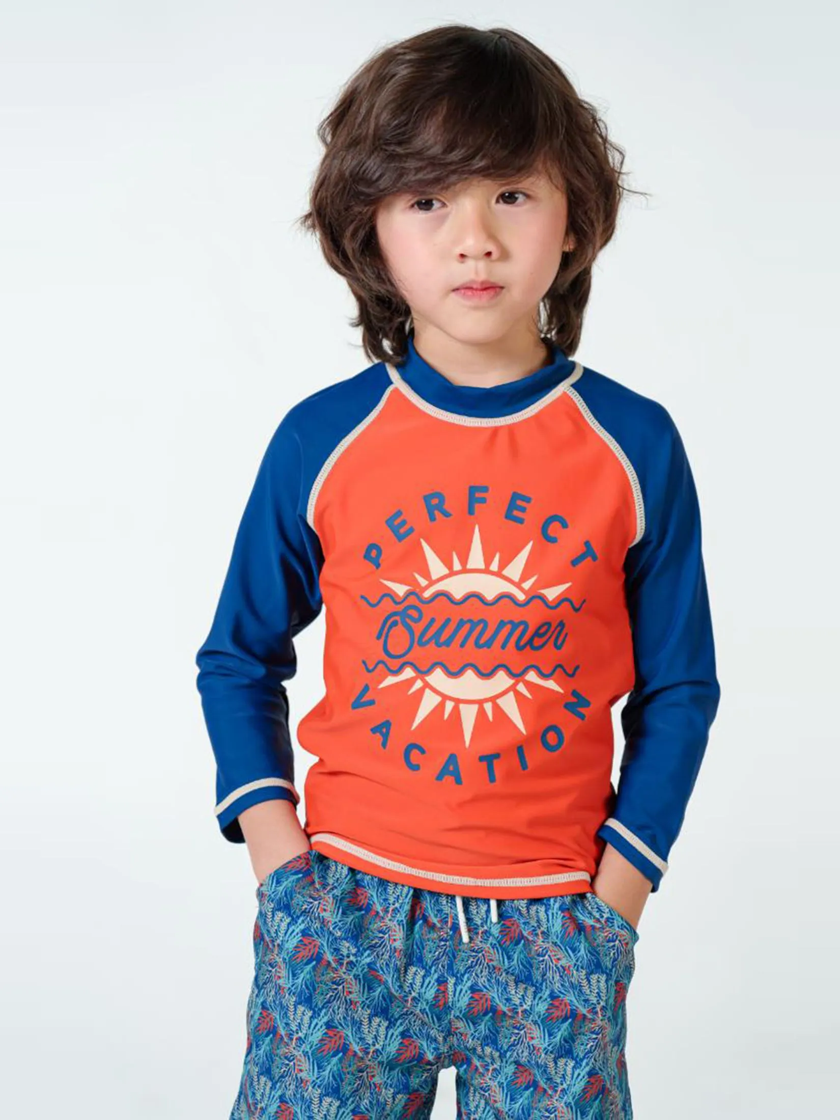 KEED Boy Beach Pants Reef Navy