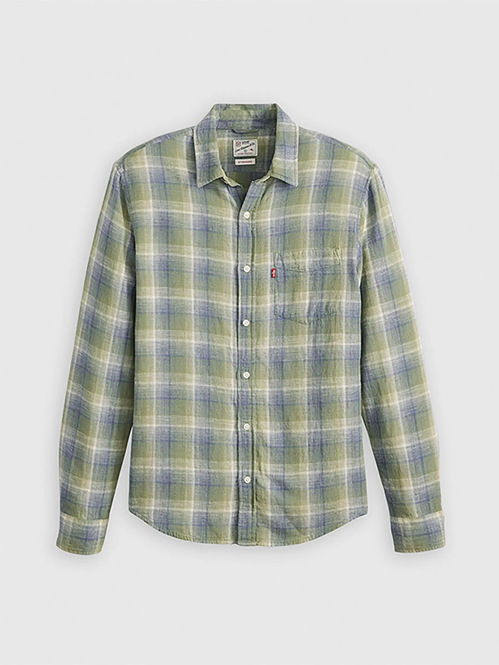 LEVI'S Men's Sunset Pocket Standard Fit Shirt Green