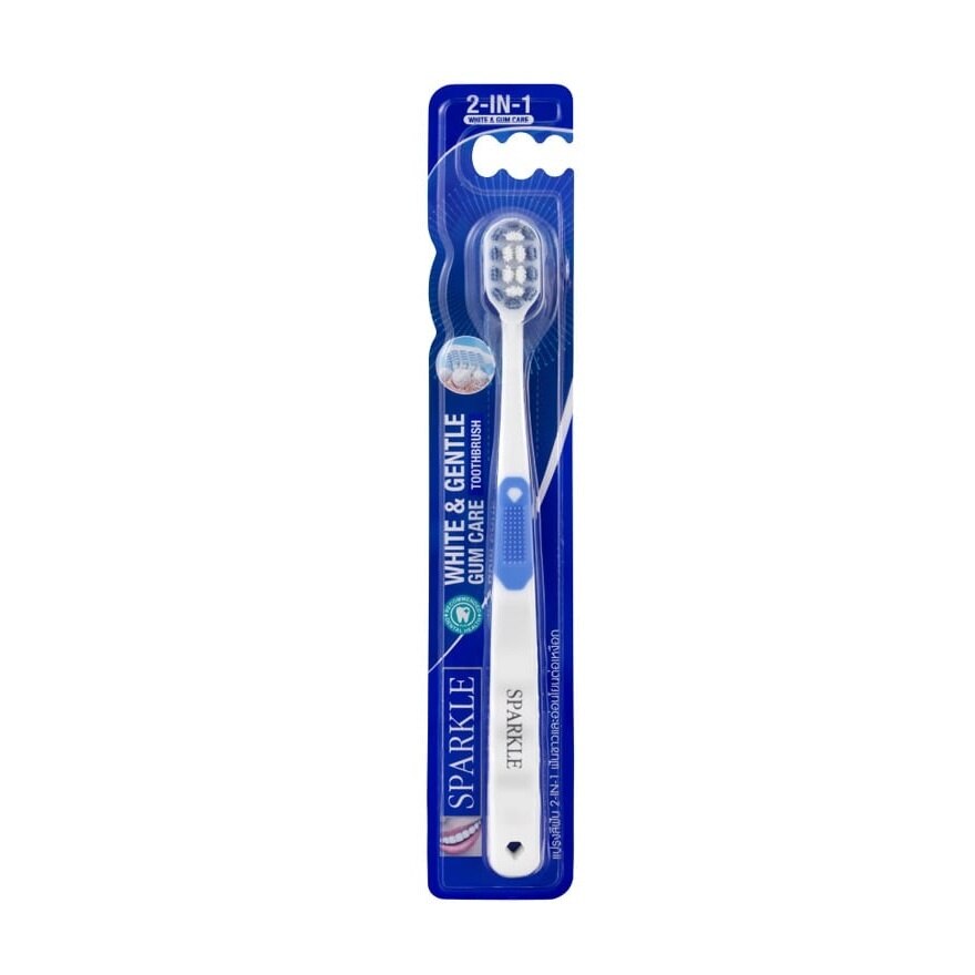 Sparkle Toothbrush Whitening  Gentle Gum Care 1'S - Blue