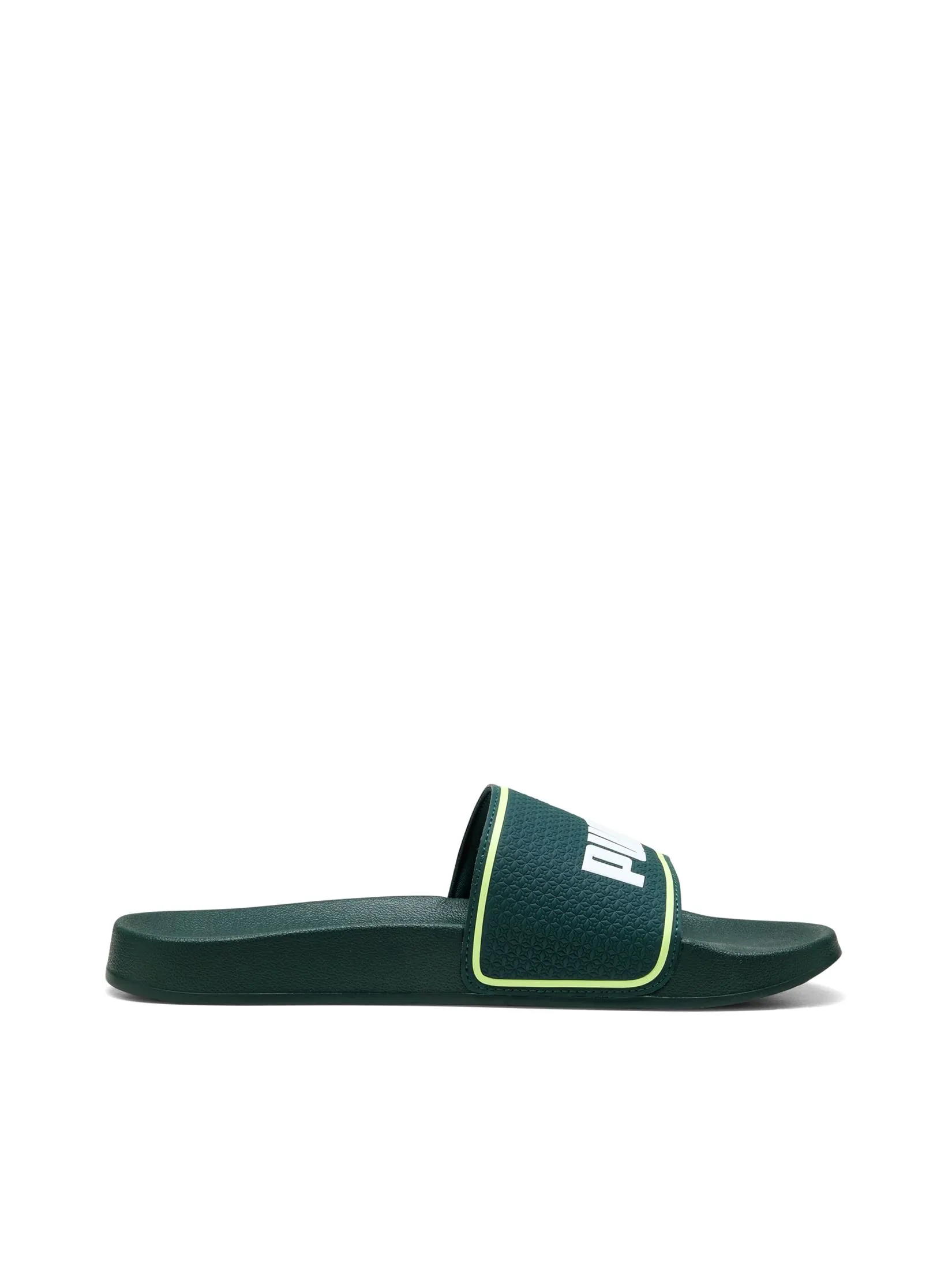 PUMA Unisex Slides Leadcat 2.0 399706-36 Green Terrain-Puma White-Fizzy Light