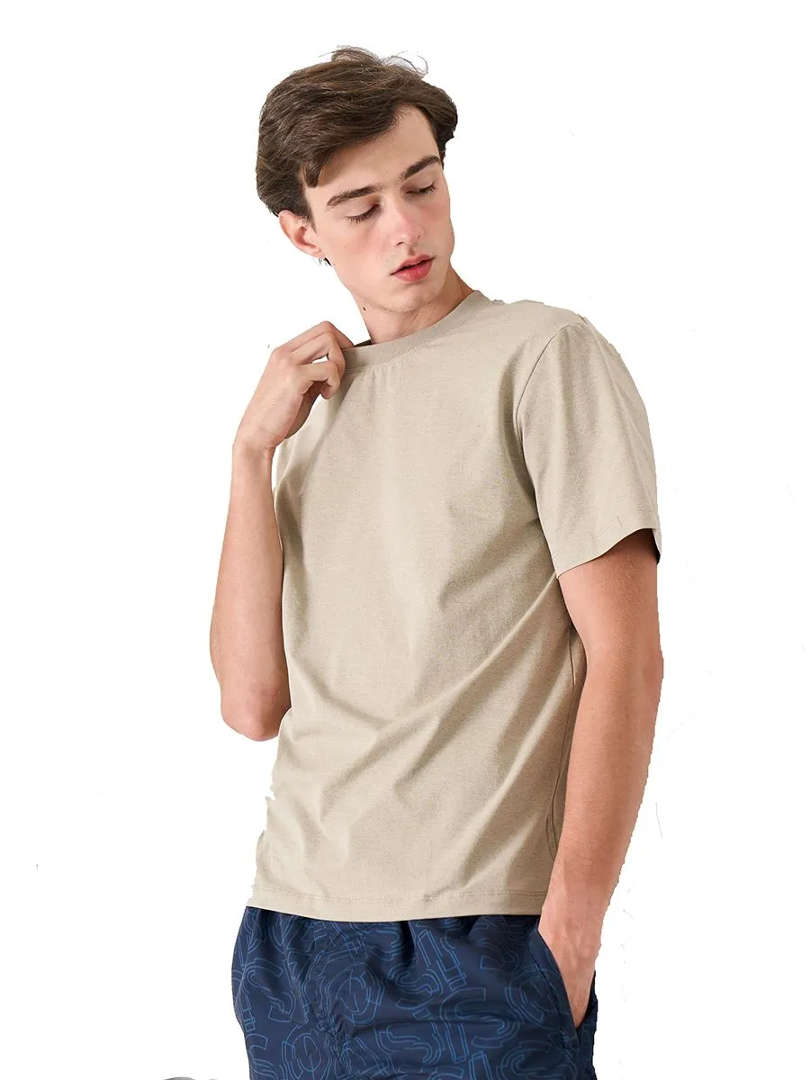 OASIS Men's short sleeve T-shirt Khaki