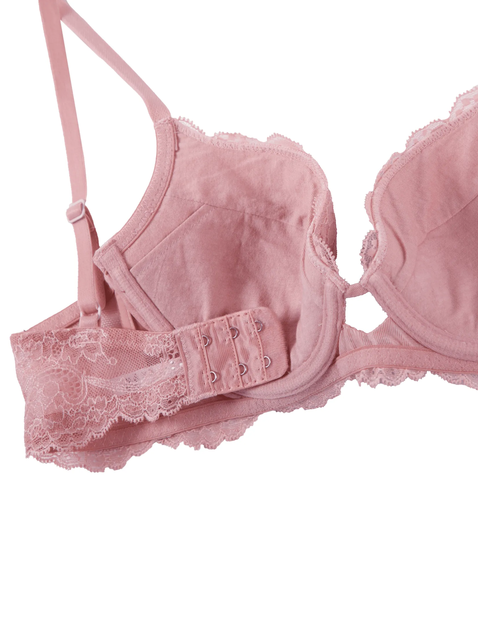 BSC LINGERIE Women's Sexy Lace Molded Bra Underwire & Padded BB6589PB - Amber Rose