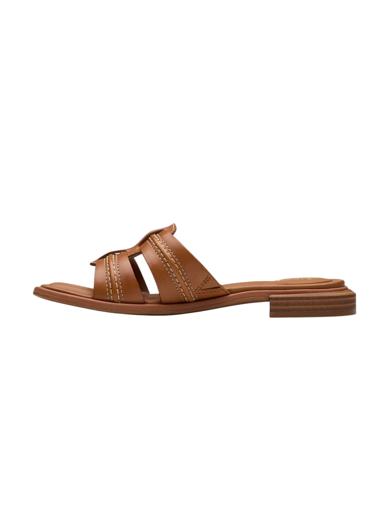 CLARKS Ariany Mule Tan Leather Women’s Sandals