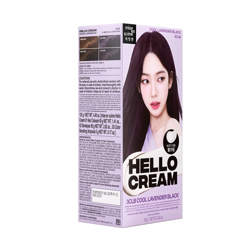 Mise En Scene Hello Cream 3CLB Cool Lavender Black