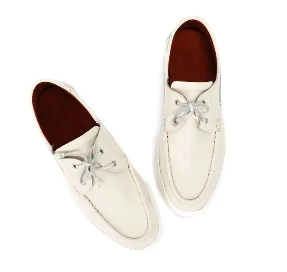 BROWN STONE BROWN STONE NEW YORK BOAT SHOE OFF WHITE