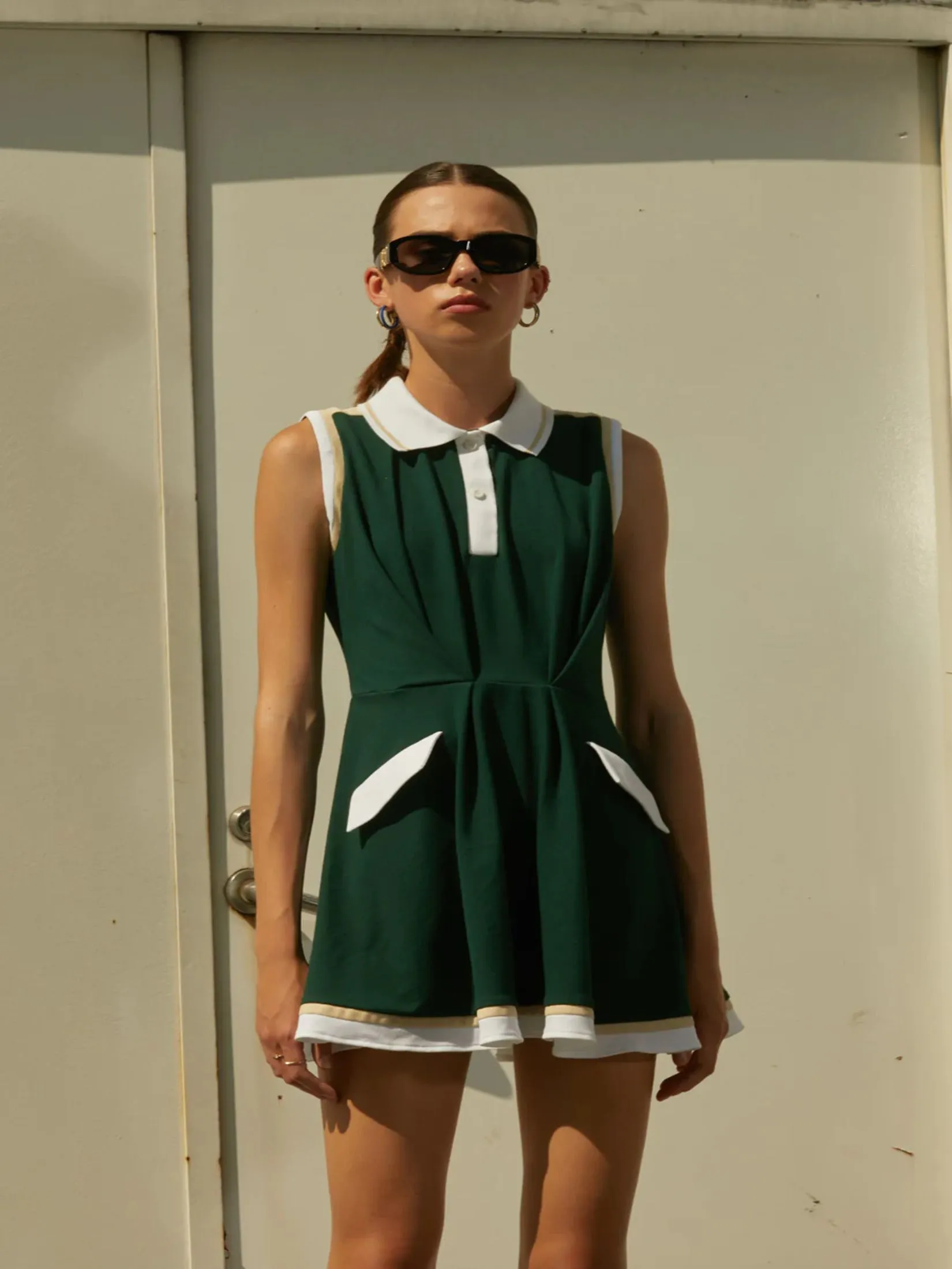 LAYNE LAYNE LIZZY DRESS IN GREEN